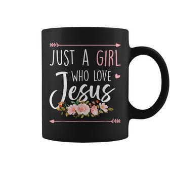 Just A Girl Who Loves Jesus Religious Christian Coffee Mug