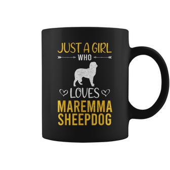 Just A Girl Who Loves Maremma Sheepdog Dog Lover Coffee Mug | Mazezy