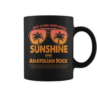 Just A Girl Who Loves Sunshine And Anatolian Rock For Woman Coffee Mug | Mazezy