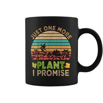 Just One More Plant I Promise Vintage Funny Gardening Gift Coffee Mug - Thegiftio UK