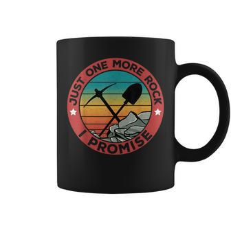 Just One More Rock I Promise Retro Geology Geologist Coffee Mug | Mazezy