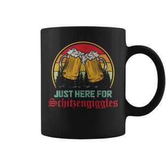 Just Here For Schitzengiggles Oktoberfest German Beer Coffee Mug