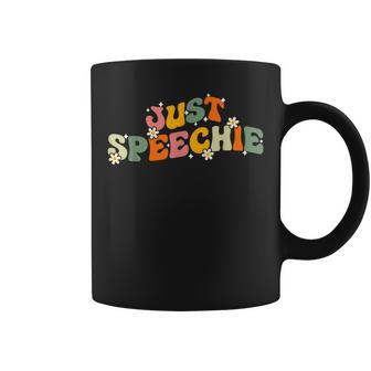 Just Speechie Groovy Speech Language Pathologist Slp Coffee Mug - Monsterry AU
