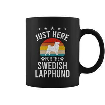 Just Here For Swedish Lapphund Dog Lovers Coffee Mug | Mazezy