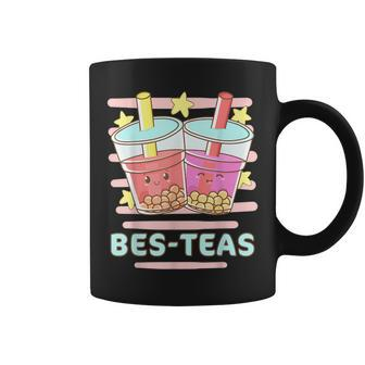 Kawaii Boba Bes-Teas Besties Best Friends Bubble Tea Coffee Mug | Mazezy
