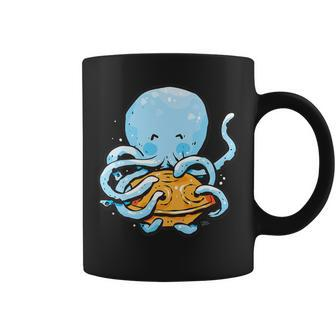 Kawaii Octopus Playing Hang Drum Handpan Musical Tako Coffee Mug | Mazezy