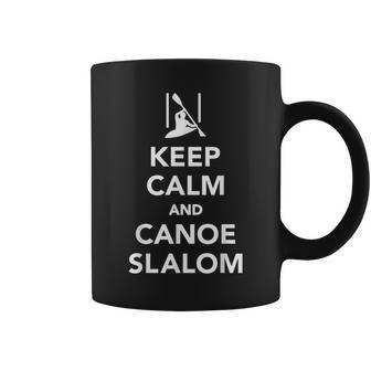 Keep Calm And Canoe Slalom Coffee Mug | Mazezy