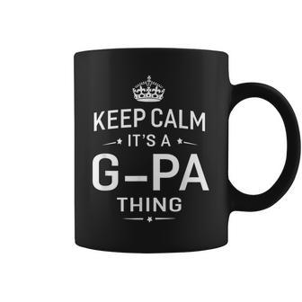 Keep Calm Its G-Pa Thing Grandpa Gifts Men Coffee Mug | Mazezy