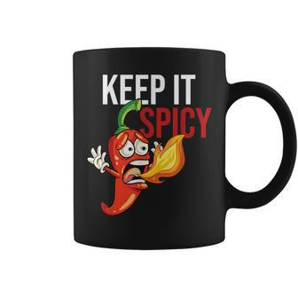 Keep It Spicy Chili Hot Red Pepper Jalapeno Coffee Mug | Mazezy CA