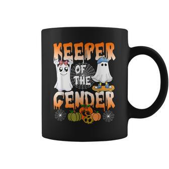 Keeper Of The Gender Halloween Ghost Pumpkin Baby Coffee Mug - Monsterry AU