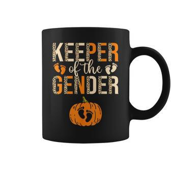 Keeper Of The Gender Reveal Baby Announcement Halloween Coffee Mug - Monsterry DE