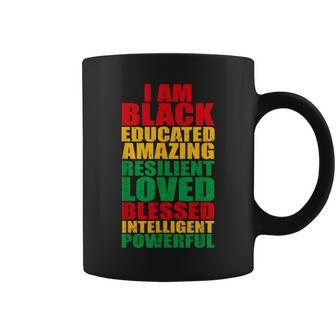 Kids Black Educated Amazing Intelligent Junenth Coffee Mug - Seseable