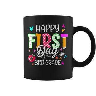 Kids Happy First Day Of 3Rd Grade Welcome Back To School Coffee Mug - Seseable