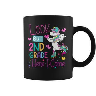 Kids Look Out 2Nd Grade Grade Here I Come Unicorn Coffee Mug | Mazezy