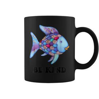 Be Kind Rainbow Fish Teacher Life Teaching Back To School Coffee Mug | Mazezy