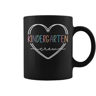 Kindergarten Crew Kinder Crew Teacher Squad Team Preschool Coffee Mug | Mazezy