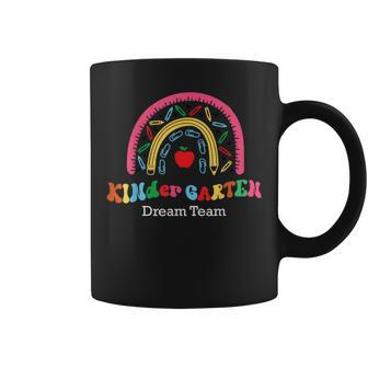 Kindergarten Dream Team Rainbow Welcome Back To School Coffee Mug - Seseable