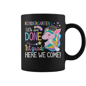 Kindergarten Graduation Cute Unicorn Class Of 2023 Girls Coffee Mug | Mazezy