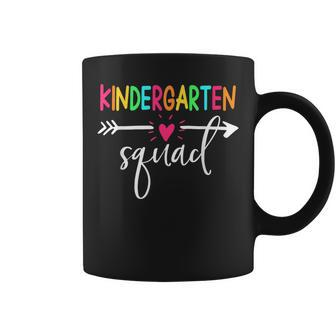 Kindergarten Squad Back To School Team Teacher Student Gifts For Teacher Funny Gifts Coffee Mug | Mazezy