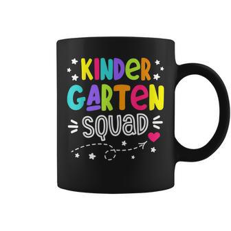 Kindergarten Squad Kinder Teacher Student Back To School Gifts For Teacher Funny Gifts Coffee Mug | Mazezy