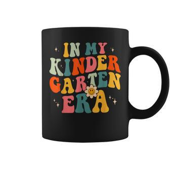 In My Kindergarten Teacher Era Kinder Groovy Retro Coffee Mug | Mazezy