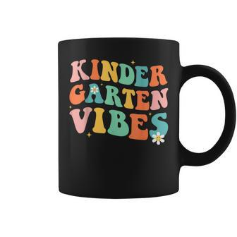 Kindergarten Vibes Back To School Teacher Girls Boys Toddler School Teacher Funny Gifts Coffee Mug | Mazezy