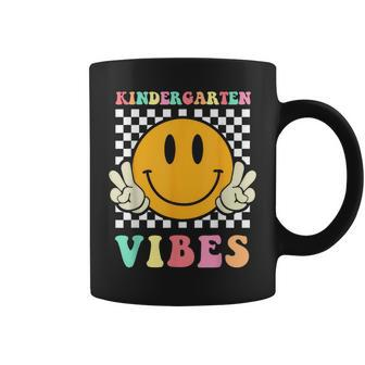 Kindergarten Vibes Retro Smile Team Kinder Back To School Coffee Mug - Seseable
