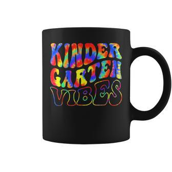 Kindergarten Vibes Tie Dye Back To School Teacher Coffee Mug - Monsterry
