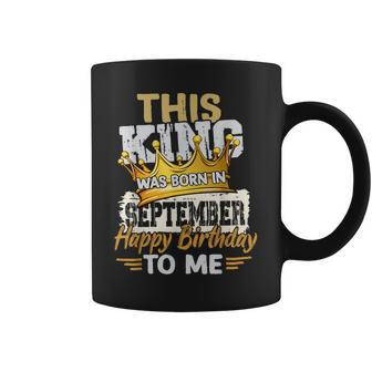This King Was Born In September Birthday Coffee Mug