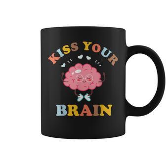 Kiss Your Brain Cute Teacher Appreciation Teaching Squad Coffee Mug - Monsterry UK