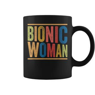 Knee Replacement Surgery Bionic Woman Gift Coffee Mug - Monsterry CA