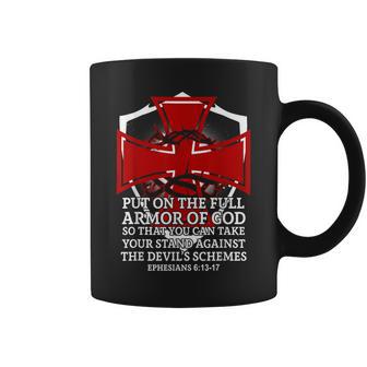 Knight Templar Christian Armor Of God Coffee Mug - Monsterry UK