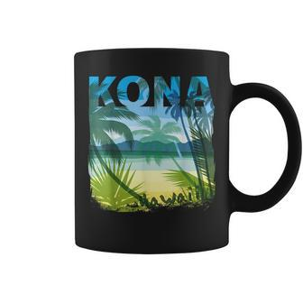Kona Hawaii Beach Summer Matching Family Palms Tree Summer Funny Gifts Coffee Mug | Mazezy