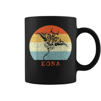 Kona Hawaii Vintage Stingray Retro Throwback Vacation Coffee Mug | Mazezy