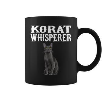 Korat Wisperer Cat Lover Coffee Mug | Mazezy