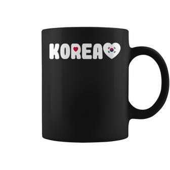 Korean Flag Heart South Korea Pride K-Pop K-Drama Lover Coffee Mug | Mazezy