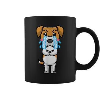 Kromfohrländer Dog Sad Coffee Mug | Mazezy