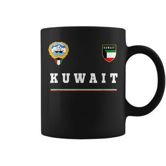 Kuwait SportSoccer Jersey Flag Football Coffee Mug | Mazezy