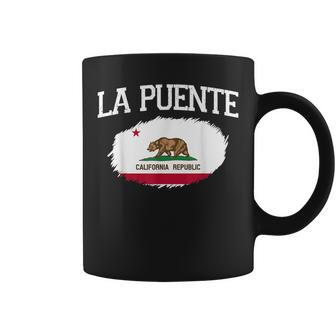 La Puente Ca California Flag Vintage Usa Sports Men Women Coffee Mug | Mazezy