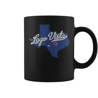Lago Vista Texas Tx Map Coffee Mug | Mazezy