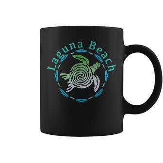 Laguna Beach Vintage Tribal Turtle Coffee Mug | Mazezy