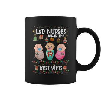 L&D Labor And Delivery Nurses Wrap The Best Christmas Coffee Mug - Seseable