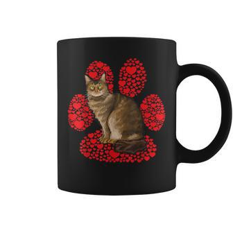 Laperm Valentines Day Cat Love Paw Coffee Mug | Mazezy