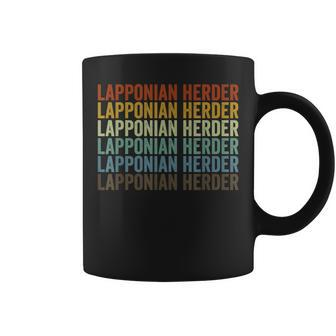 Lapponian Herder Retro Coffee Mug | Mazezy