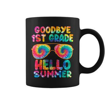 Last Day Of School Goodbye 1St Grade Hello Summer Tie Dye Coffee Mug | Mazezy