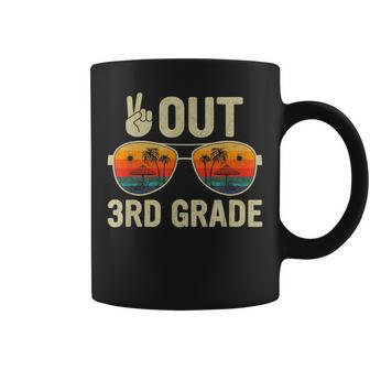 Last Day Of School Peace Out 3Rd Grade Graduation Coffee Mug