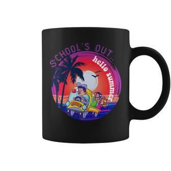 Last Day Of School Schouls Out Hello Summer Coffee Mug | Mazezy