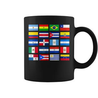 Latin American Flags Hispanic Heritage Month Coffee Mug - Monsterry UK