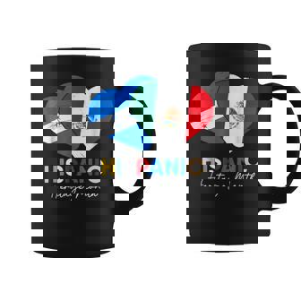 Latin Honduras Mexico Flag Heart Hispanic Heritage Month Coffee Mug - Thegiftio