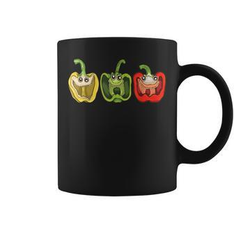 Laughing Bell Peppers Gardener Humor Gardening Coffee Mug | Mazezy